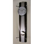 Klok AMS  7358/1 noten / chroom